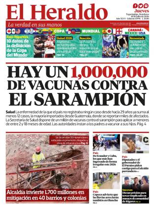 Hay un 1,000,000 de vacunas contra el sarampión