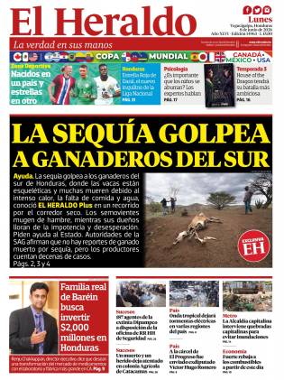 La sequía golpea a ganaderos en el sur