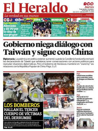 Gobierno niega diálogo con Taiwán y sigue con China