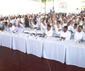 En la sesión de este miércoles también se aprobaron otros proyectos, como la modificación de un contrato de pavimentación de carretera Cololaca-Valladolid y becas para hijos de policías asesinados. (Foto: cortesía Congreso Nacional)