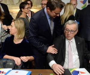 Líderes europeos, durante la reunión en Malta este jueves (FILIPPO MONTEFORTE/AFP/Getty Images).
