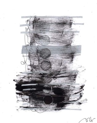 'Lunas negras”: un diálogo entre líneas y sombras