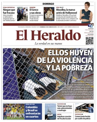 Niños huyen de la violencia y pobreza