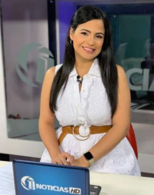 Samantha Velásquez, reluciente y estilizada, al regresar a la TV tras embarazo (FOTOS)