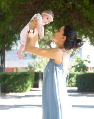 Mira las tiernas fotos de la hija de Atenas Hernández