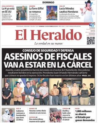 Asesinos de fiscales van a estar en la cárcel