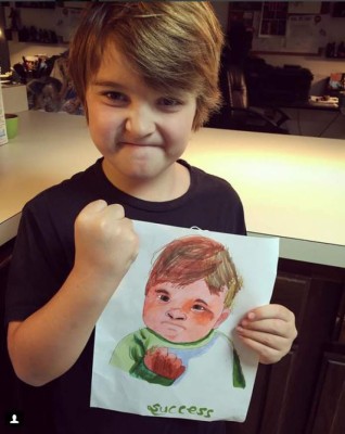 Sammy Grinner, el niño más famoso de los memes