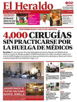 4,000 cirugías sin practicarse por la huelga de médicos