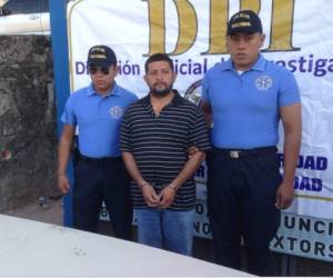 Dayer Orlando Canales Canales fue arrestado por agentes de la Policía Nacional de Investigaciones (DPI).