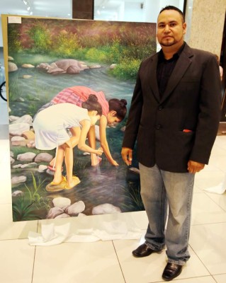 La belleza rural del sur de Honduras en lienzos