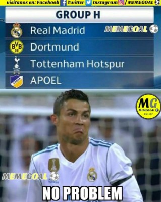 Los divertidos memes que dejó el sorteo de la Champions League