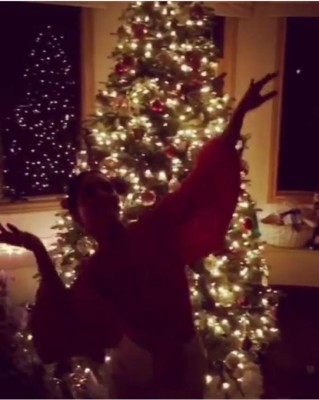 Los extravagantes árboles de Navidad de los famosos