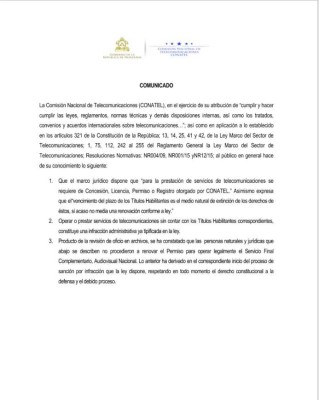 Honduras: Protestan frente a Conatel contra sanciones impuestas a Globo TV