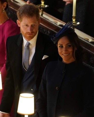 Elegante y discreta, así lució Meghan Markle en la boda de la princesa Eugenia