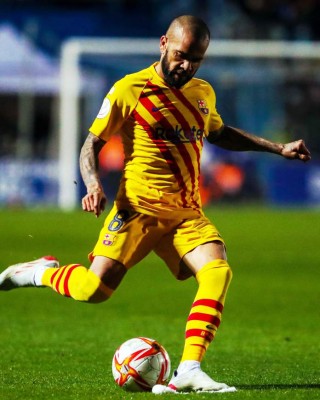 Así fue la celebración del Barcelona y el regreso de Dani Alves en la Copa de Rey