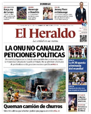 LA ONU no canaliza peticiones políticas