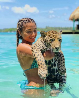 FOTOS: Así es la bella novia del beisbolista hondureño Mauricio Dubón