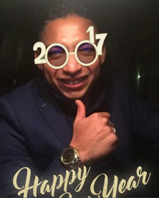 Así celebraron los futbolistas hondureños el Año Nuevo