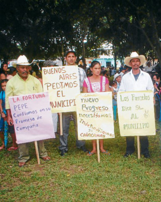 Vecinos del caserío Poncaya piden al gobierno la categoría de municipio