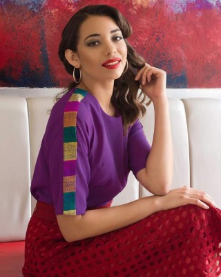 Elegancia y estilo con tela lenca