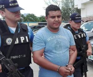 Lenin Rolando Rodríguez es la persona capturada por la Dirección Policial de Investigaciones (DPI).