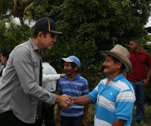 El aspirante presidencial Salvador Nasralla visitó varios municipios de Francisco Morazán y Olancho.