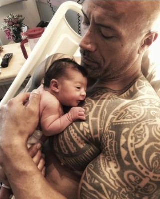 Dwayne Johnson y Lauren Hashian dan la bienvenida a su segunda hija (FOTO)