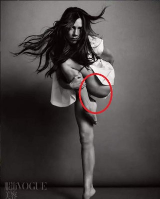 Victoria Beckham al descubierto por uso excesivo de Photoshop