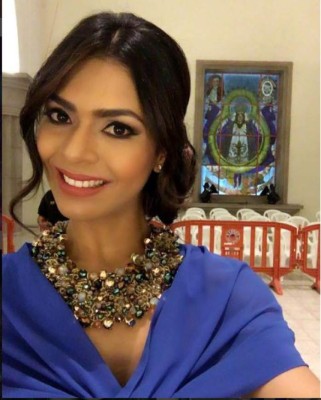 Loren Mercadal, uno de los rostros más bellos de la TV hondureña