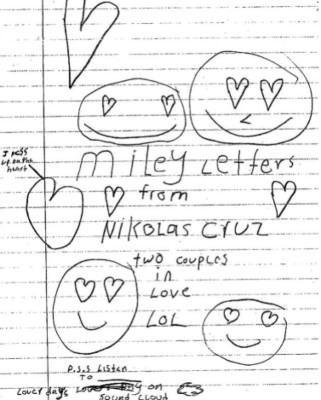 Revelan las cartas de amor que el asesino de Parkland le escribía a una joven inglesa