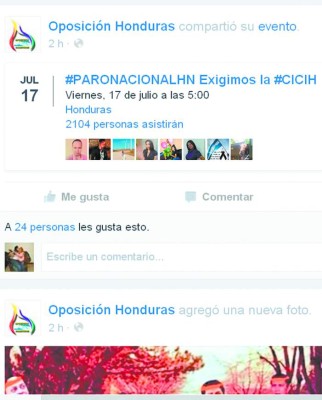 Oposición convoca al paro nacional