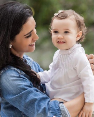 Mira las tiernas fotos de la hija de Atenas Hernández