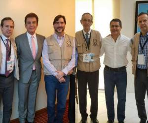 Los candidatos Salvador Nasralla y Juan Orlando Hernández firmaron un compromiso esta tarde sobre aceptar y respetar el resultado final. (Foto: El Heraldo Honduras/ Noticias Honduras hoy)