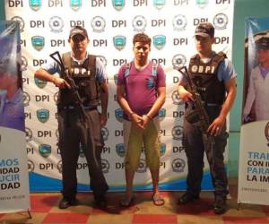 Juan Misael Martínez Zepeda fue recapturado en Choluteca (Foto: Cortesía DPI)