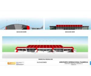 Este es uno de los diseños que el gobierno tiene de lo que sería el aeropuerto de Palmerola.
