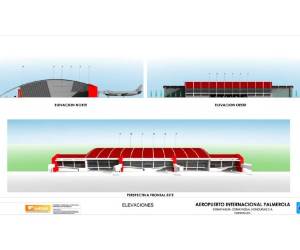 Este es uno de los diseños que el gobierno tiene de lo que sería el aeropuerto de Palmerola.