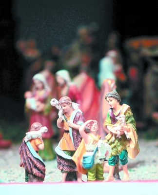 Un nacimiento inspirado en la Belén renacentista