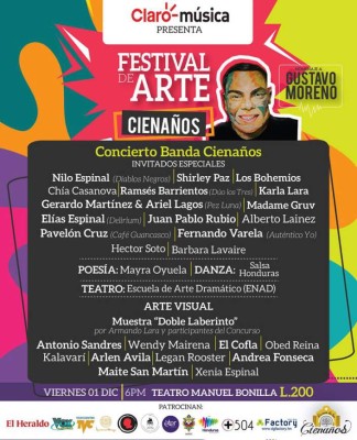 Cienaños fusiona arte y música en honor a Gustavo Moreno