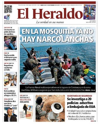 En La Mosquitia ya no hay narcolanchas