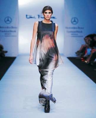 Armonía de colores en las colecciones en Fashion Week México