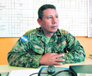 El coronel Félix Yánez es el comandante de la Fuerza de Tarea Conjunta que opera en Gracias a Dios.