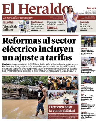 Reformas al sector eléctrico incluyen un ajuste a tarifas