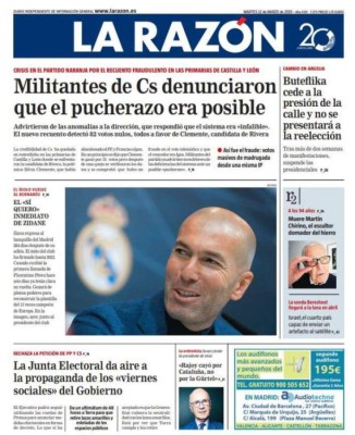 Así titulan el regreso de Zidane al Real Madrid en los principales diarios del mundo