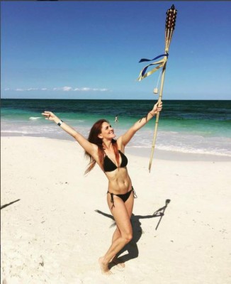 Zoraida Gómez ex RBD presume sensual cuerpo en traje de baño