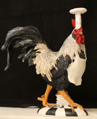 Una cocina a todo pico y plumas...