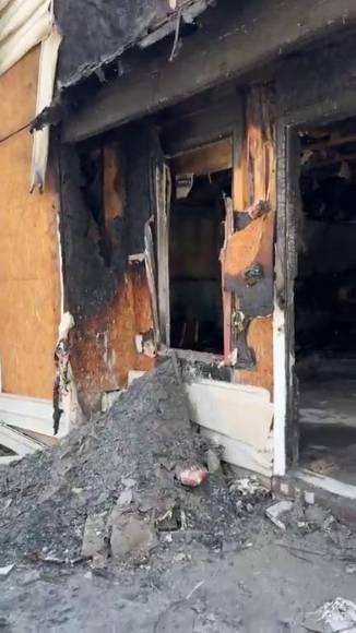 Así quedó el apartamento donde murieron dos hondureños quemados en Carolina del Sur