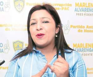 La abogada Marlene Alvarenga es la candidata presidencial por el Partido Anticorrupción (Pac).