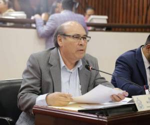 El diputado de Libre, Melvin Adalid Martínez Raudales, presenta ante el Congreso Nacional la iniciativa para crear el Bachillerato Técnico Profesional en Turismo Sostenible.