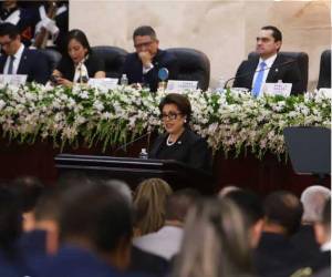 Rebeca Ráquel Obando, presidenta del Poder Judicial, solicitó al Congreso Nacional instalar una mesa interinstitucional para analizar la reforma a la CSJ.
