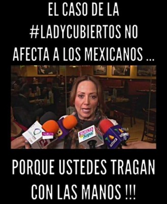 Le apodan #LadyCubiertos tras quejarse por cobro en restaurante